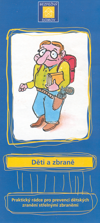 Děti a zbraně - leták 