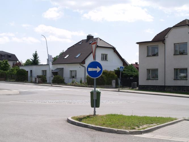 napojení u marketu v Jičíně 