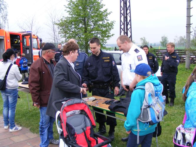 ukázka policejní činnosti -