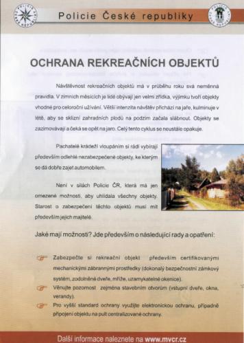 ochrana rekreačních objektů leták.jpg